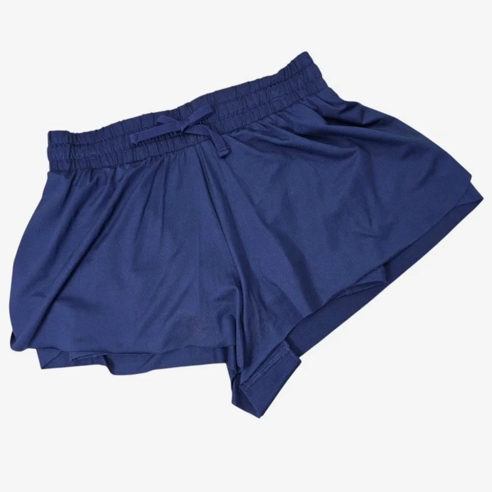 Yogalicious Girls 2-Pack Running Shorts Athletic Neon Green‎ Blue Size L (12)